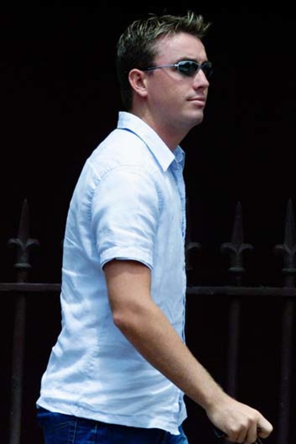 Accusations ... James Ashby leaves Newcastle Court in 2002.