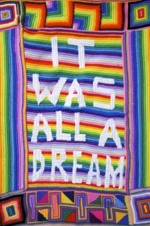 A detail of the work in progress that will be part of Yore's exhibit at Primavera.