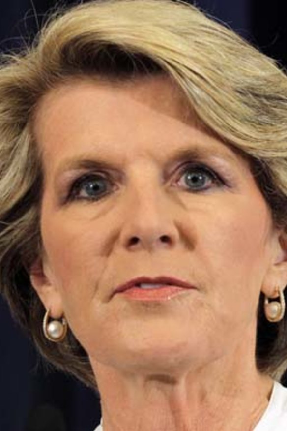 Julie Bishop.