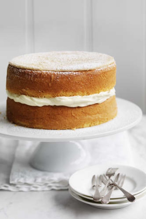 Old favourite ... Sponge cakes are simple to make.