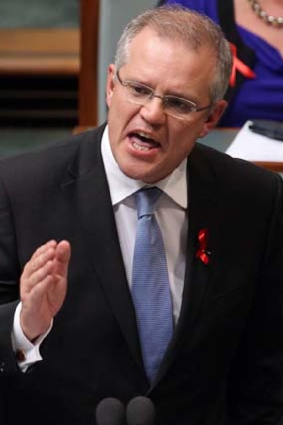 Staying silent over lifeboats: Scott Morrison.