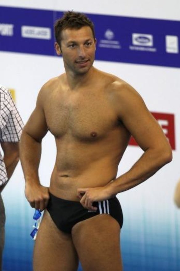 Back in the spotlight: Ian Thorpe.