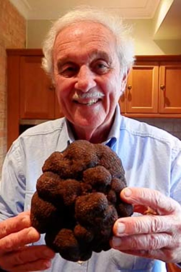 Ted Smith with the truffle.