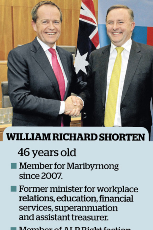 Bill Shorten: 'This leadership ballot I think has been inspirational, and it has also been transparent and open.'