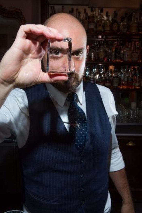 On the rocks: Michael Madrusan of the Everleigh in Fitzroy.