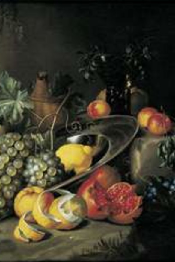 A still life by Alexander Coosemans, Flanders, 1627-1689,  painted about  1650.