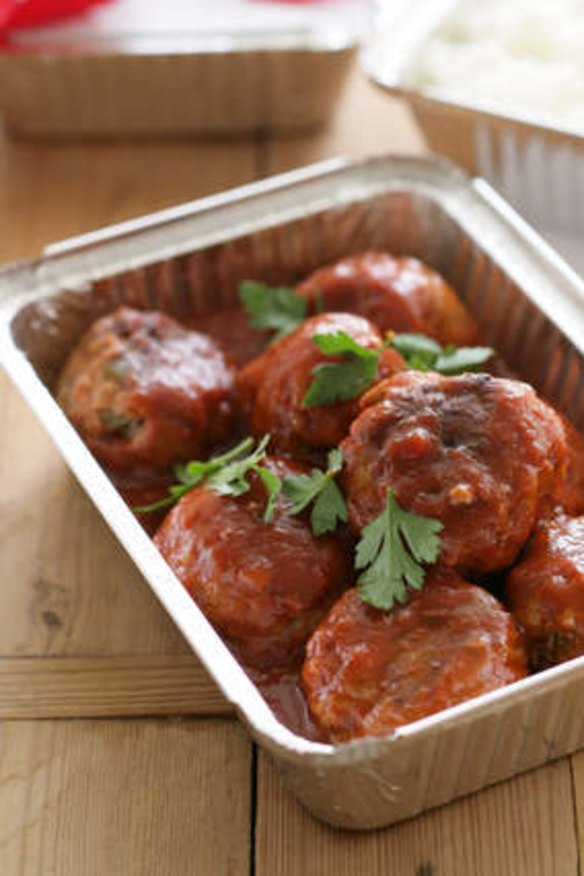 Serve with mash: Mum's meatballs in barbecue sauce.