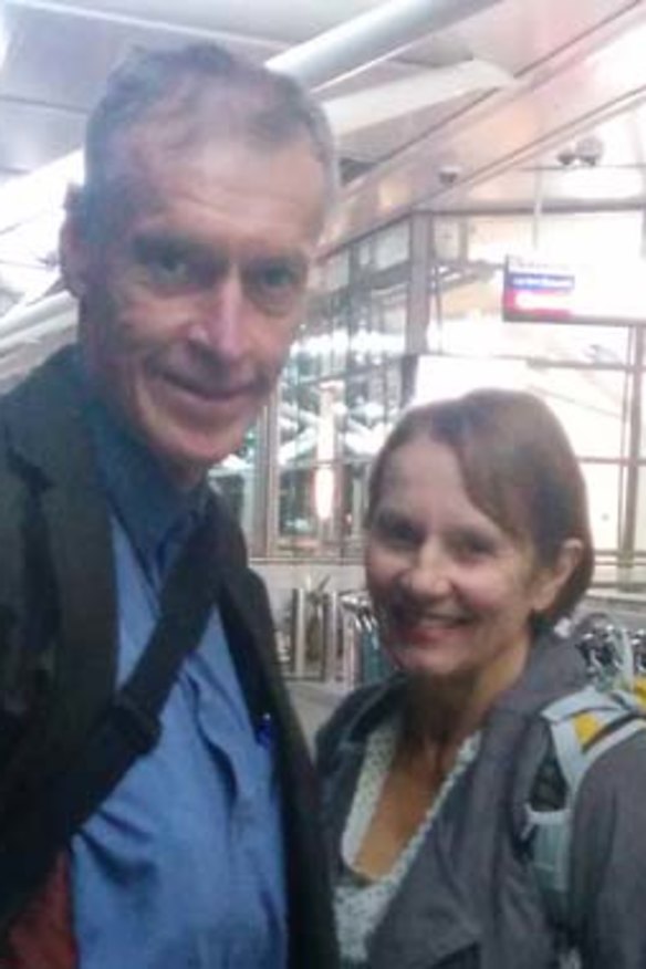 Roger and Jill Guard just before they left for Europe.