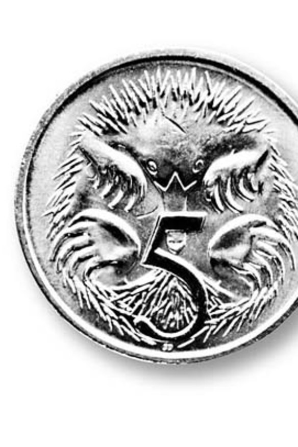 The five cent coin actually costs six cents to produce.