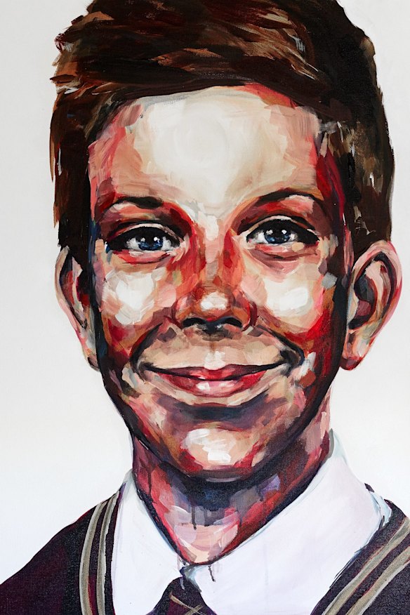 Indelible image: Artist Jacqui Clark sent this portrait of Luke to Rosie after seeing her story on television. 