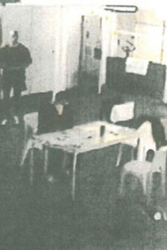 Johnson in CCTV footage of the murder.