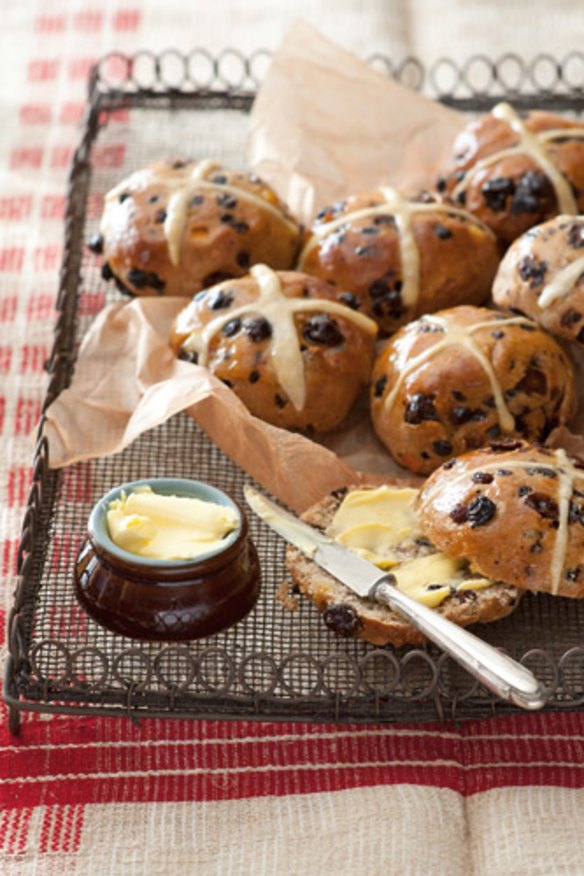 Hot cross buns.