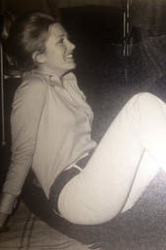 Living in the '70s … Mary-Ellen Field in 1971.