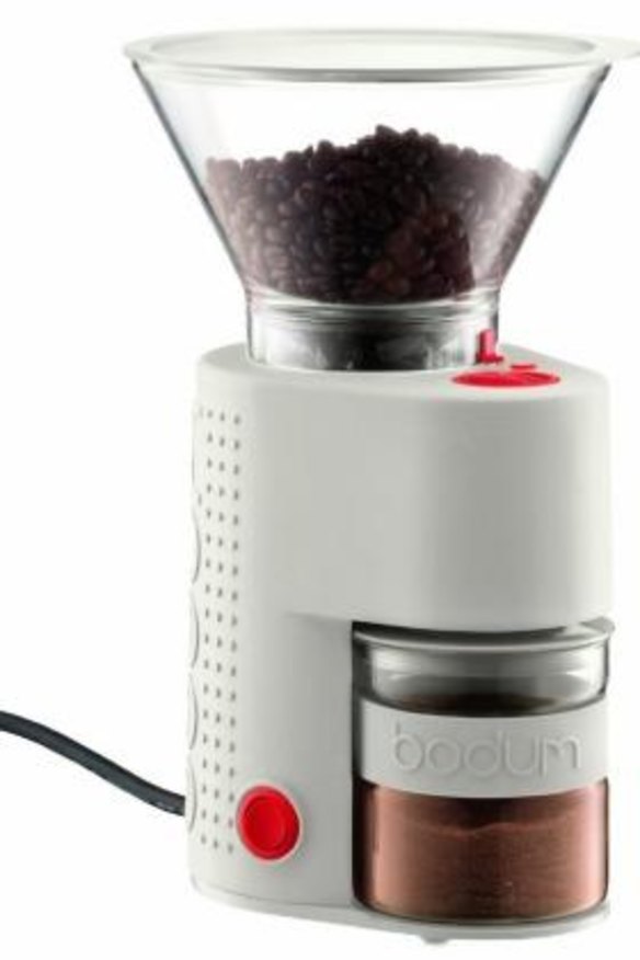 Lightweight: Bodum Bistro electric grinder.