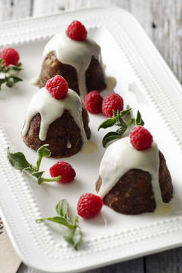 Healthy alternative: Pete Evans' raw Christmas pudding.