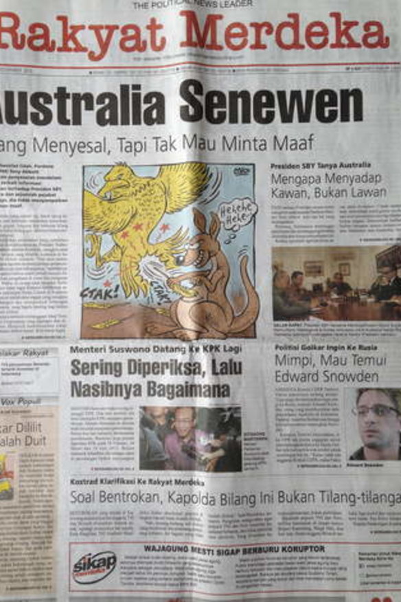 The diplomatic row has been widely reported in the Indonesian media.