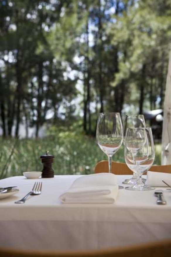 Sculpture Garden restaurant at the National Gallery of Australia.