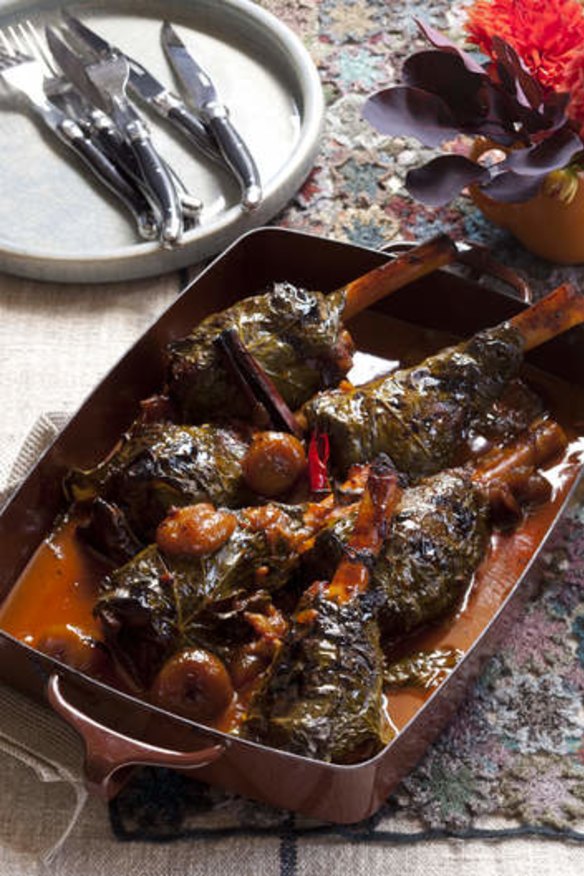 Pinot noir is brilliant with slow-cooked lamb shanks with Middle Eastern spices.