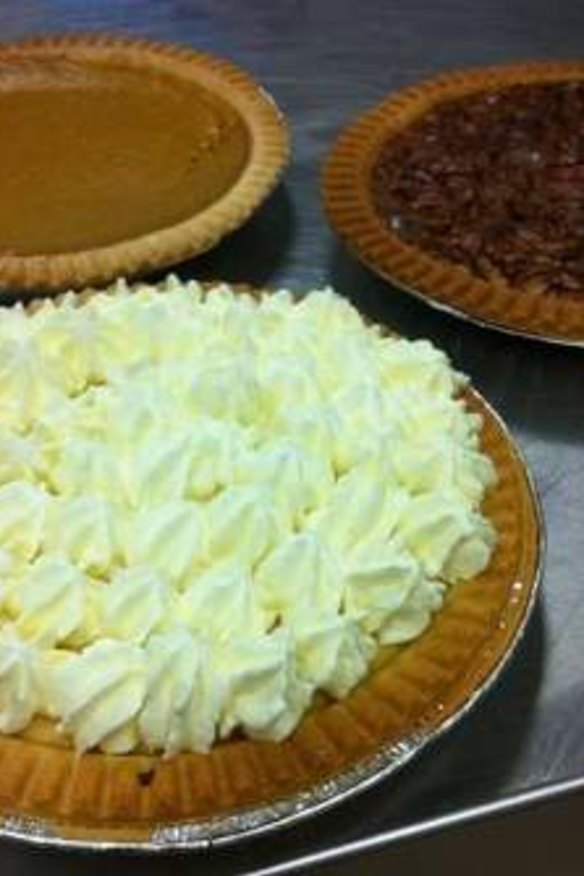 Mmm... pie time at Carolina Kitchen.