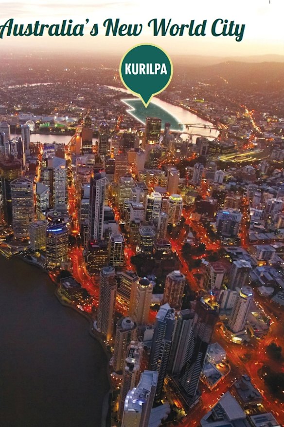 The section of land set to be sold to developers.