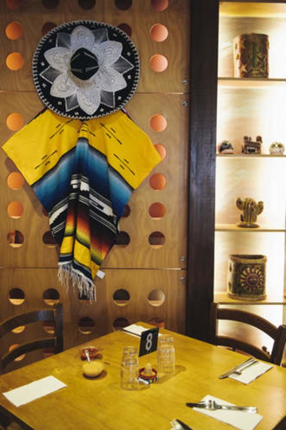 Colourful: Cisco's Mexican restaurant.