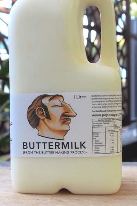 Churning out the good stuff: Pepe Saya buttermilk.