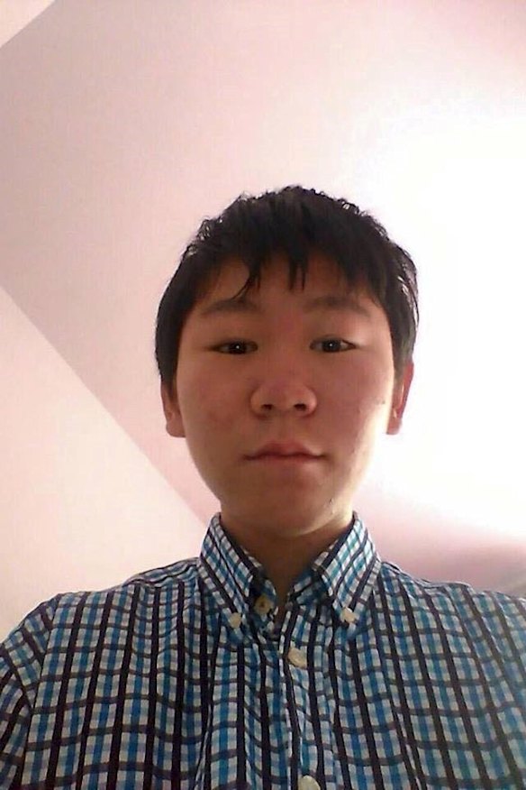 Bao Zhuoxuan, 16, the teenage son of detained human rights lawyer Wang Yu.
