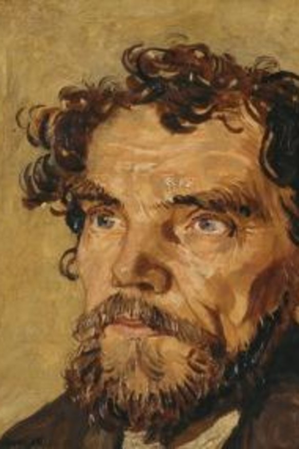 Prized painting: <i>Head of a Man</i>, originally attributed to Vincent van Gogh, will remain on loan at the National Gallery of Victoria for the next 12 months.