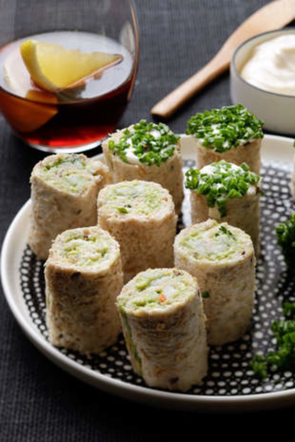 Crab and avocado rolls.