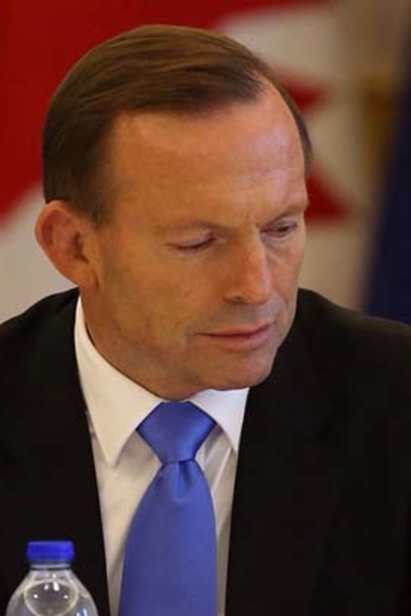Prime Minister Tony Abbott.