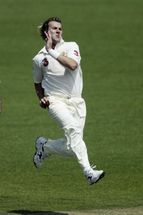 Brett Lee at the SCG in 2003.