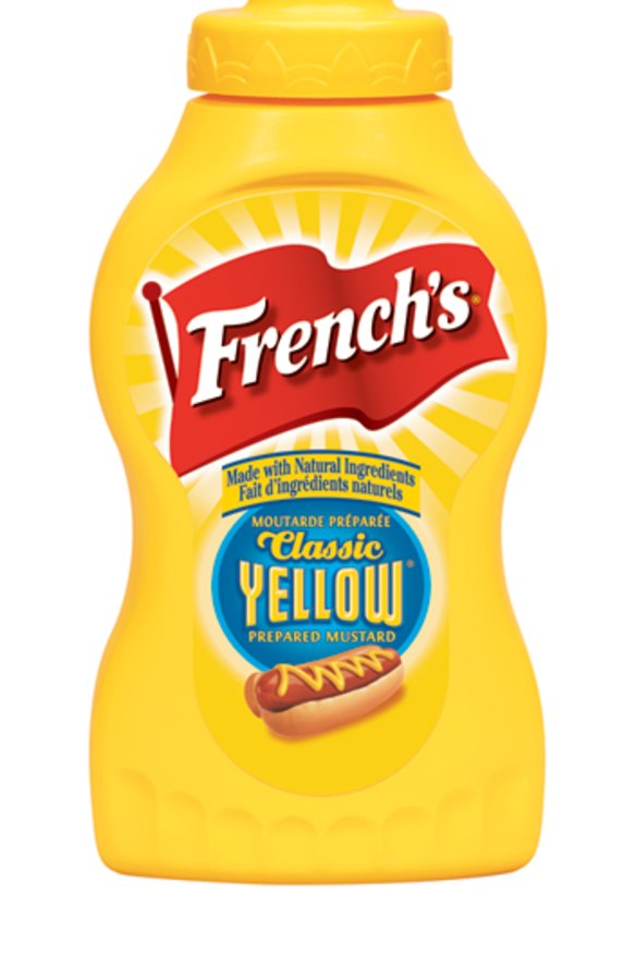 French's classic yellow mustard.