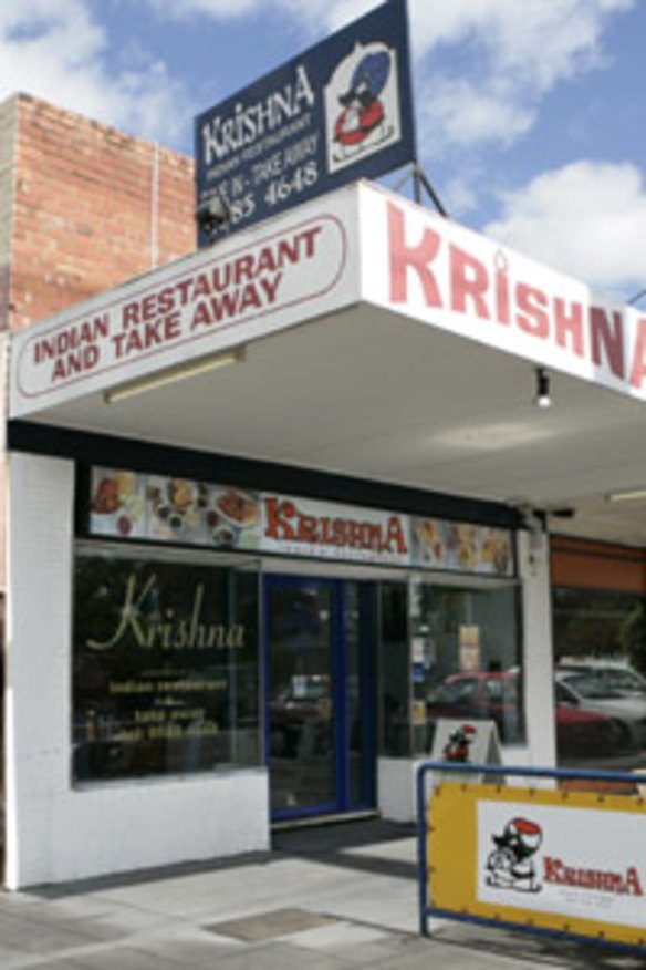 <em>Krishna Indian Restaurant.</em>