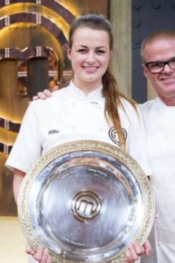 Billie's big comeback: now she's off to work in Heston's restaurant in Britain.