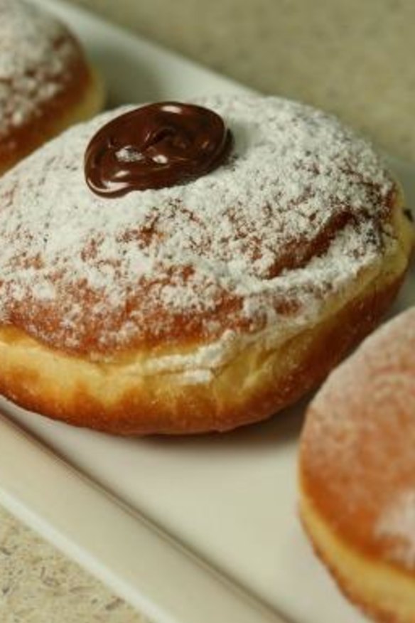 Nutella doughnut at Melbourne milk bar Jimmy's Place.