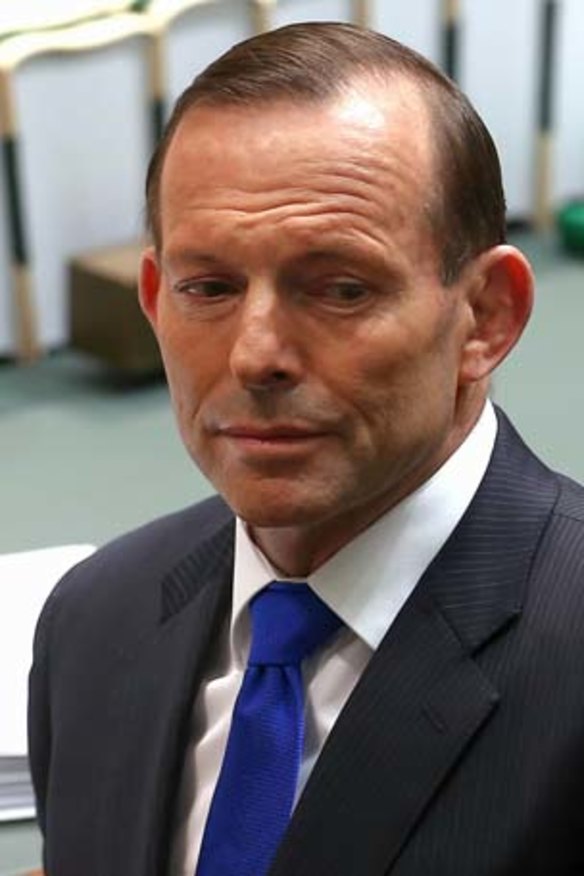Prime Minister Tony Abbott.