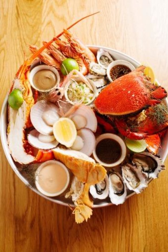 The ultimate share plate? The seafood platter at the refurbished Opera Bar.