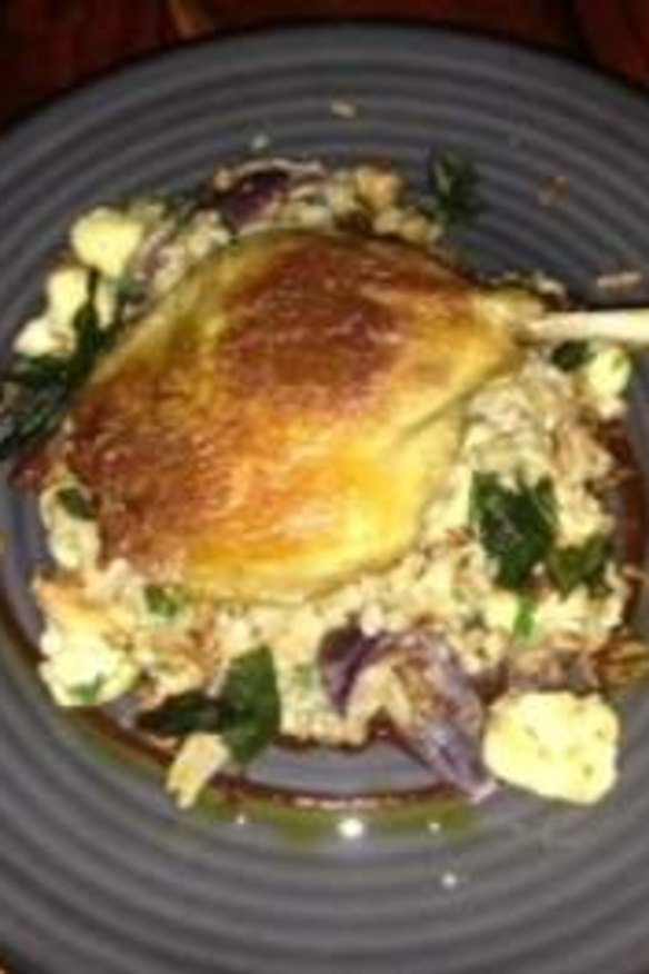 Classics done well: The Stable Bar's duck confit.