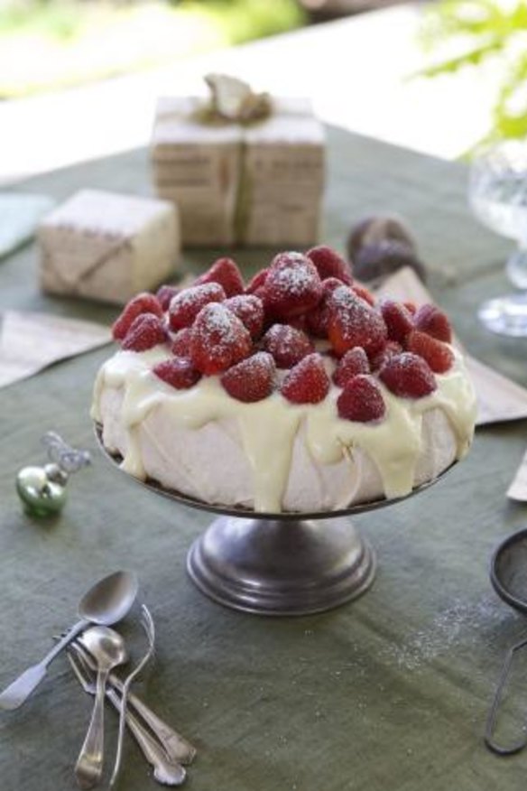 Or mix up the flavours like Adam Liaw has in this white chocolate and strawberry variation.