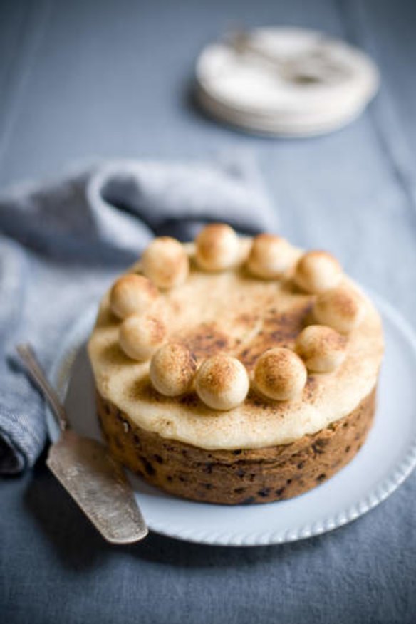 Simnel cake, a traditional Easter cake.