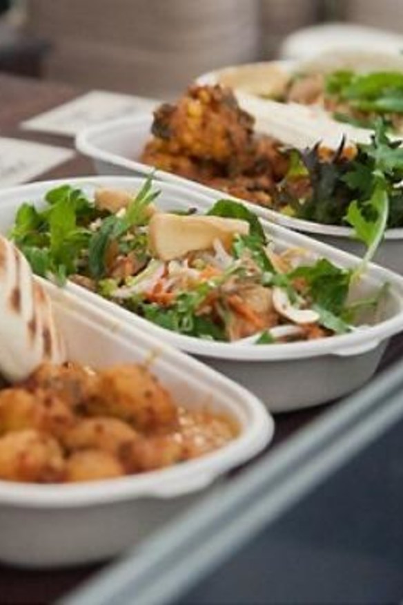 Dishes at the Night Noodle Markets.