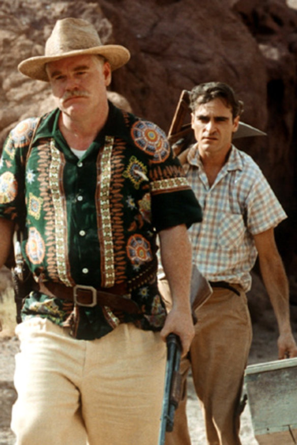 Cult hit … Hoffman shared the best actor prize at the Venice Film Festival with Joaquin Phoenix for <i>The Master</i>.