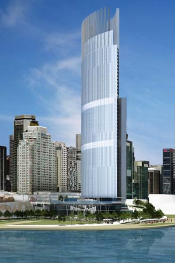 James Packer's proposed hotel and casino in Barangaroo.