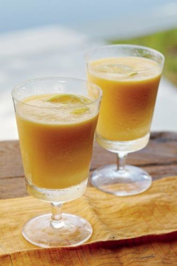 Refreshing: Mango-pineapple daiquiri.