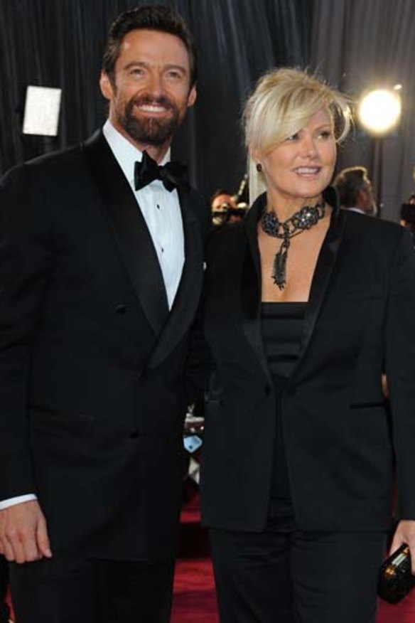 Jackman with wife Deborra-Lee Furness.