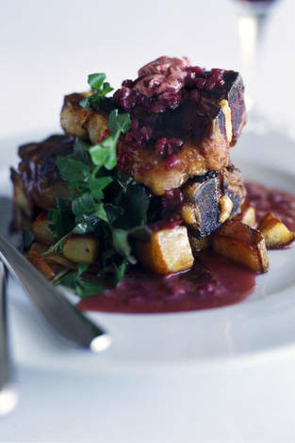 Versatile: A red wine reduction goes with just about any meat main.