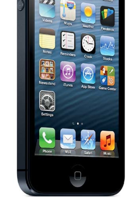 The iPhone 5.