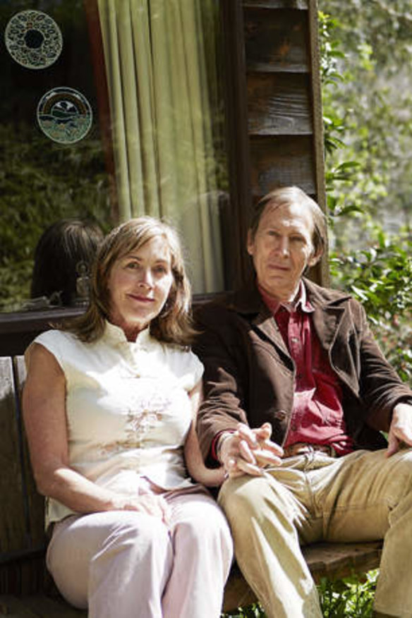 The protestors … Andrea and Karl Williams.