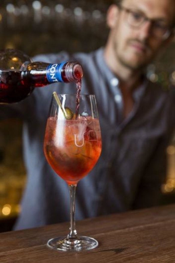 The 'Pirlo' spritz is summer in a glass.