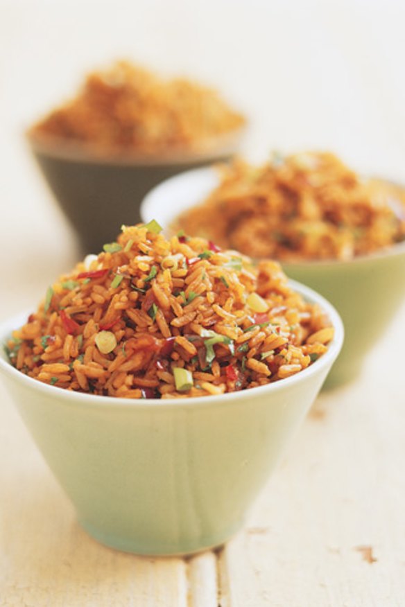 Asian rice salad